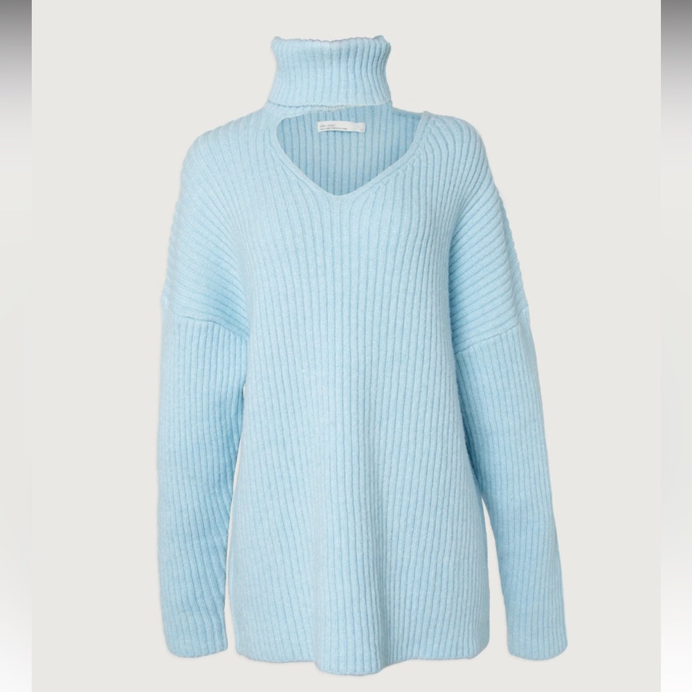 Oak + Fort oversized turtle neck sweater.
